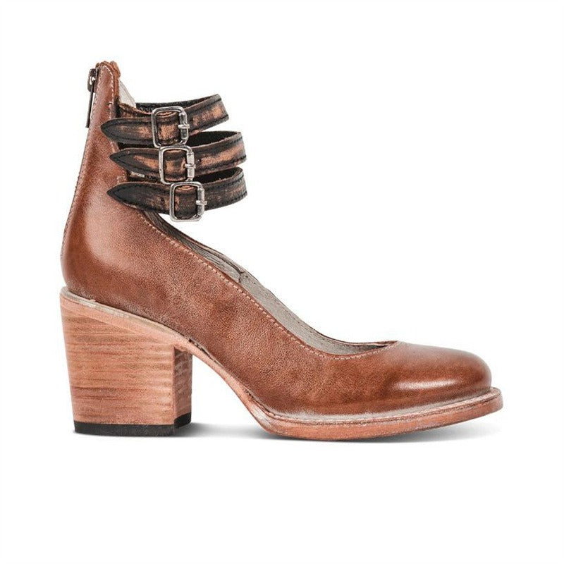 Camélia - Chaussures à talons vintage